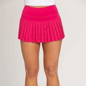 pink gold henge skirt